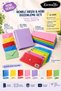 Blue Color A5 4-Ring Binder Set with 8 Color Options – 50 A5 Colored Papers, 50 Mini Envelopes, and 6 A6 Snap File Folders | - 3
