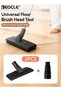 2PCS Universal Floor Brush Head Tool 32mm Vacuum Cleaner Replacement with Vacuum Hose Adapter Carpet Brush Nozzle Accessories for Henry Hoover Brush Head Durable Easy to Install Ideal for Men W