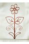 Lace Appliqué Embroidered Natural & Milky Brown Kitchen, Bedroom and Living Room Curtain - 3