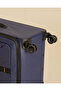 Navy 24 Inch Soft Luggage With 8 Wheels - 5