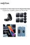 1 Pcs Magnetic Car Phone Holder, Foldable Dashboard Mobile Phone 360° Rotation Car Mounts Holder with 8 Pcs Replacement Metal Plates Set for Magnetic Car Phone Holders - 2