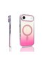 iPhone 17 Air Case Color Gradient Magsafe Camera Raised Silicone Cover - 2