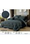 Huda Nefir Summer Luxury Embossed Patterned 8-Piece Table Cloth - 2