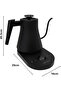 Electric Coffee Brewing Water Heater 800ml Gooseneck Kettle with Temperature Control and Auto Shut-Off, Workable Panel - 6