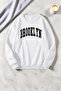 Unisex Printed Crew Neck Sweatshirt