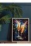 Colorful Goblets One Piece Wooden Framed Painting - 2