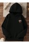Children's Basketball Printed Hoodie Hooded Sweatshirt Combed Cotton Fabric 3 Thread Count Unisex Winter Sweatshirt - 2
