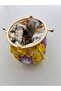 Handmade Crochet Knitted Coin Purse – Colorful Floral Pattern Mini Bag with Metal Clip - 4