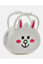 White Coin Pouch Keychain