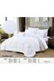 Huda Nefir Summer Luxury Embossed Patterned 8-Piece Table Cloth
