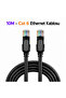 كابل إيثرنت Cat 6 UTP بطول 10 متر، كابل شبكة إنترنت للكمبيوتر RJ45، 26AWG PVC 6 مم