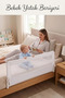150X65 180 Degree Foldable Baby Bed Barrier Safety Railing - 8