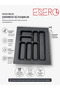 Multi-Purpose Cuttable Drawer Spoon Holder |   Adjustable Cutlery Organizer - 4