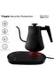 Electric Coffee Brewing Water Heater 800ml Gooseneck Kettle with Temperature Control and Auto Shut-Off, Workable Panel - 2