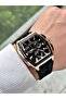 Functional 5 Atm 24 Months Warranty Steel Case Silicone Band Men's Wristwatch 1279Rms - 3