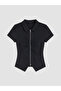 Esvab • Modern & Distinctive Devrik Roba Collar Gathered Blouse - 6