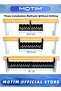 No Drill Under Desk Cable Management Tray 21.7" Retractable Clamp Mounted Desk Cable Cord Organizer for Wire Management Sturdy Metal Cable Tray Basket for Home Office - 5