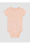 Ecru Baby Girl Short Sleeve Snap Fastener Bodysuit 2-Pack - 4