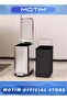 Slim Stainless Steel Step Trash Can, 18L Large Garbage Pedal Can Waste Bin with Removable Inner Bucket for Home Kitchen Bathroom Office Rubbish Bin - 3
