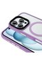 iPhone 16 Pro Case Magsafe Supported Camera Raised Matte Anti-Fingerprint Silicone Case - 5