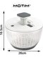 Salad Spinner with Colander 6L Salad Washing Machine for Fresh Crisp Clean Salad Veggie Fruit - 8