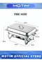 Commercial Stainless Steel Chafing Dish Set for Dinner & Restaurants & Banquets & Wedding & Parties,1/3 Plate - 6