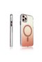 iPhone 16 Pro Case Color Gradient Magsafe Camera Raised Silicone Cover - 4
