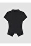 Esvab • Modern & Distinctive Devrik Roba Collar Gathered Blouse - 7