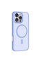 iPhone 16 Pro Case Magsafe Supported Camera Raised Silicone Matte Anti-Fingerprint Cover - 3