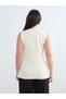 Vizyon New Season Plus Size V-Neck Women's Knitwear Vest - 4