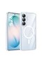 Samsung Galaxy S26 Case, Magnetic Transparent Clear Cover, MagSafe Compatible, Shockproof Slim Protective Phone Cover