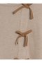 Özmarka New Season Brown Bow Detailed Girls' Dress - 4