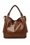 Soft Leather Casual Large Size Long Strap Shoulder Bag - 2