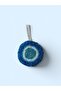 Blue Evil Eye Bead Patterned Handmade Charm – Bag & Keychain Accessory