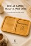 2-Compartment Laser-Engraved Bamboo Coffee Presentation Stand with My Dear Wife Written on It - 3