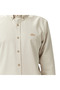 Men's Regular Fit Buttoned Collar Beige Shirt - 5