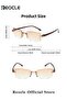 Unisex Frameless Reading Glasses Lightweight Metal Glasses Blue Light Lenses Automatic Intelligent Zoom - 8