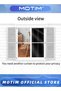 2 PCS Modern Shower Bathroom Curtain Elegant Living Room Curtains Extra Long Round Hole Curtain for Bedroom Door Curtains & Caravan Curtain & Study Room & Outdoor Garden & Balcony - 5