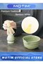 Matcha Tea Set Matcha Whisk and Bowl Matcha Scoop Matcha Whisk Stand (Chasen Holder) 4pc Perfect Matcha Kit for Matcha Tea Ceremony - 2