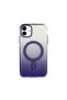 iPhone 14 Pro Max Case Color Gradient Magsafe Camera Raised Silicone Cover - 5