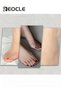 10 Pairs Women's Summer Ultra Thin Cool See Through Silk Ankle Socks Tourmaline Thermal Circulation Body Shaping Stretch Socks Health Socks Beige - 4