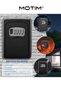 Key Safe 4 Digit Metal Outdoor Safe Key Lock Black Box Key Storage Organizer Box Security Outdoor Wall Mount Case Storage Tools - 4