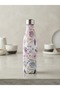 Flower Motif Glass Flask - 2