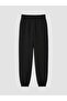 Xside Black Elastic Waist Women's Thick Jogger Sweatpants - 5