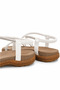 Emilia White Women's Daily Stone Stylish Ergonomic Orthopedic Sole Sandals - 5