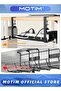 No Drill Under Desk Cable Management Tray 21.7" Retractable Clamp Mounted Desk Cable Cord Organizer for Wire Management Sturdy Metal Cable Tray Basket for Home Office - 3