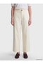 Lcw Vision White High Waist Wide Leg Women's Trousers - 2