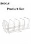 2pcs 4Tiers Children's Acrylic Shoe Rack Transparent Kid's Shoe Organizer Compact Shoe Storage Shelf to Tidy Up Cluttered No Assembly Needed Perfect for Storing Shoes - 6
