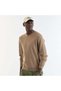 Plain Round Neck Sweater Beige