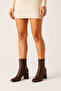 Heeled Stretch Ankle Boots Side Zipper - 3
